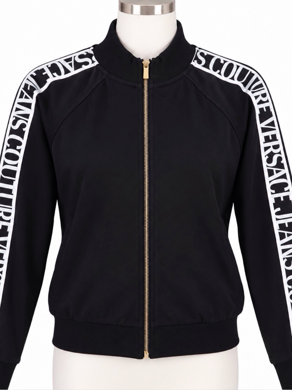 Versace Jeans Couture Logo-Tape Bomber Jacket